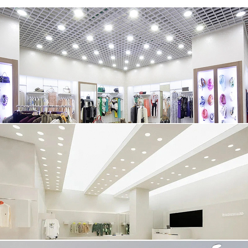 3w 6w 9w 12w 15w 18w 24w Mounted Indoor lamp Ceiling Home custom shape LED Surface round square panel light