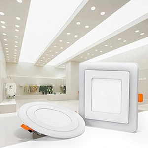 Energy Saving LED Surface ceiling edge Double Color RGB panel surface mounted led light for home