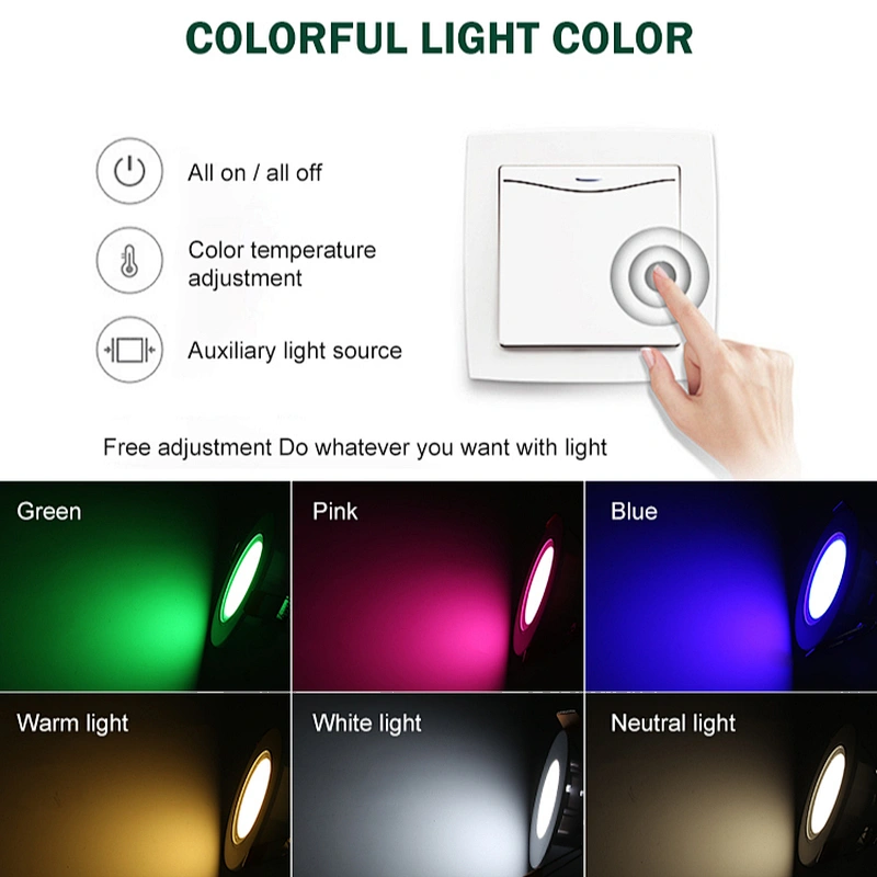 High quality 3W led downlight recessed led downlight plastic spotlight LED COB flush mount downlight
