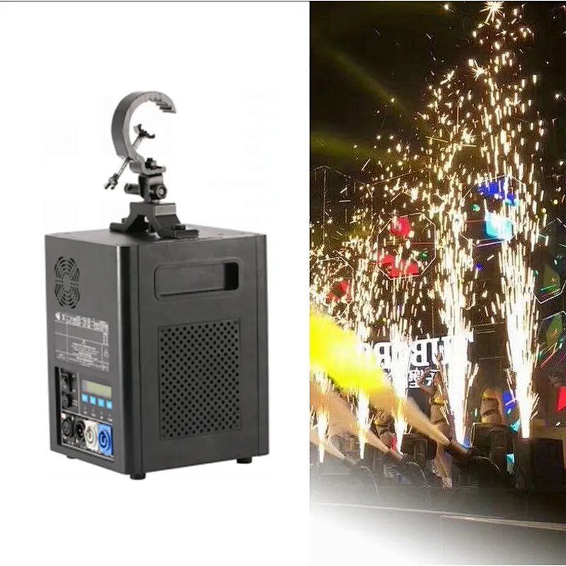 Portable sparking machine battery Custom 600w 650w 700w 750w electric cold spark machine set with case 4pcs