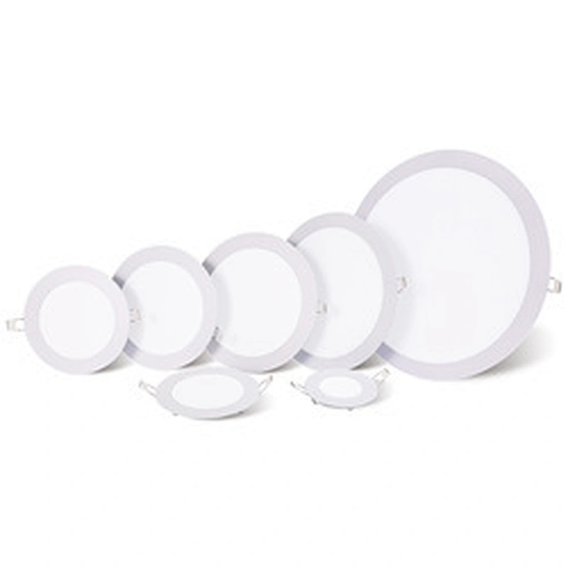 Surface Mounted Indoor Square Round 6w 12w 18w 24w Smd Commercial Ceiling Led Slim Panel Light