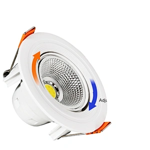 Hotel project lighting anti-glare dimmable 9w 12w led ceiling spot down light recessed downlights 4inch COB