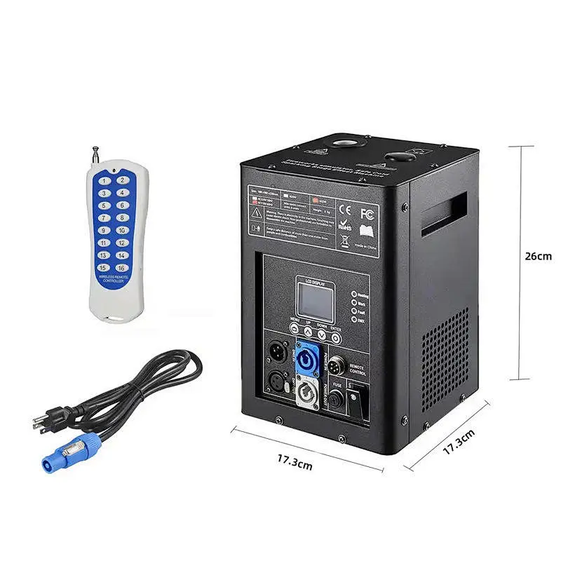 Portable sparking machine battery Custom 600w 650w 700w 750w electric cold spark machine set with case 4pcs