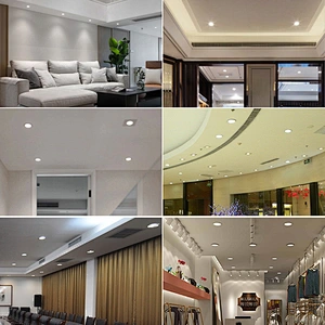 Panellight 3000k 5000k office hospital 9w 12w 18w 24w Indoor lamp Recessed Ceiling frameless led panel light