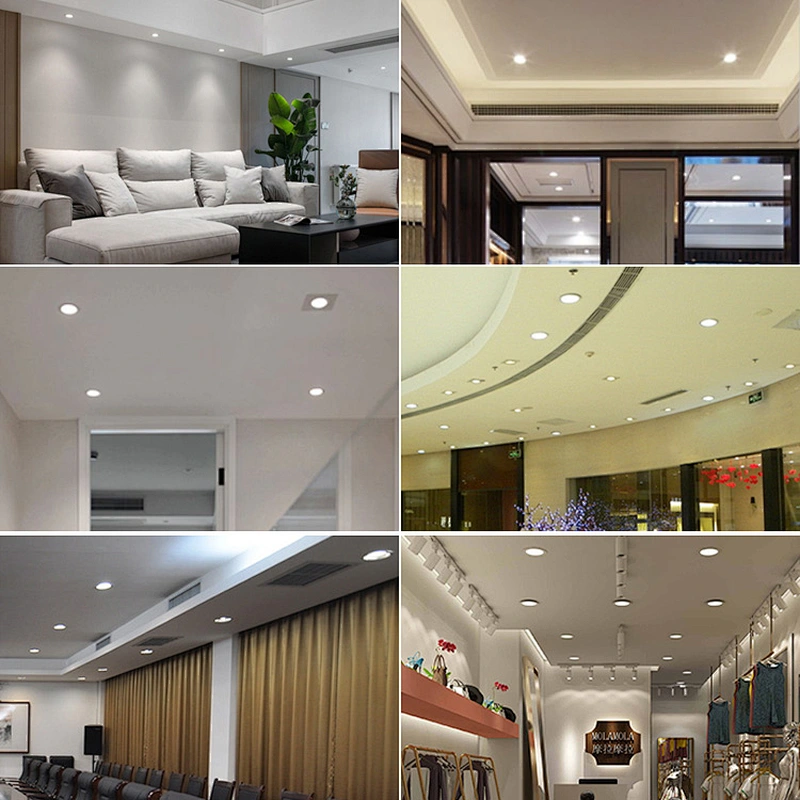 Panellight 3000k 5000k office hospital 9w 12w 18w 24w Indoor lamp Recessed Ceiling frameless led panel light