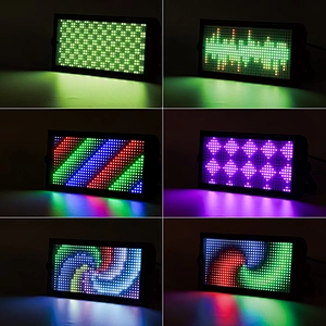 Factory price full color atomic rectangle led 1000 w dmx stage strobe light rgb for dj club party show