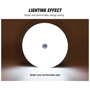 Apartment Aisle stairway human body sensor panel light round ceiling lamp for indoor home lighting