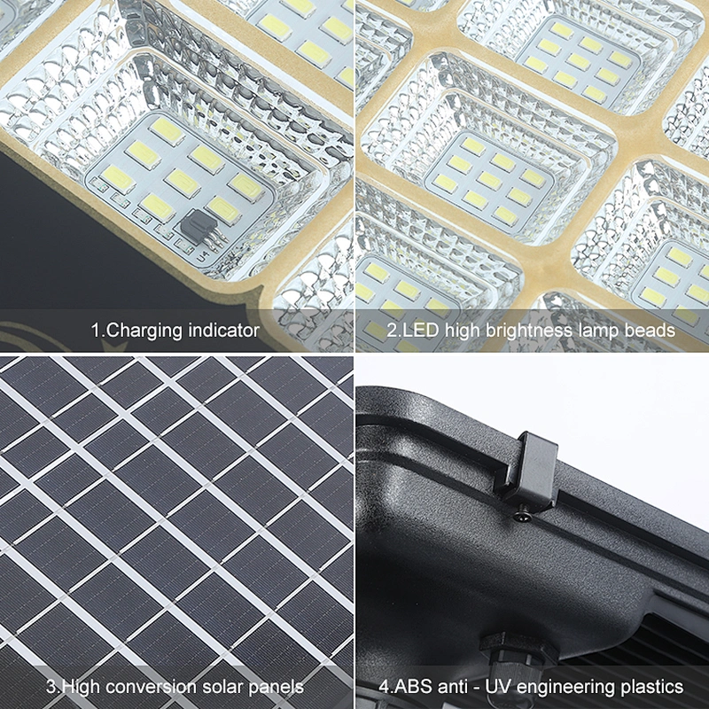 Hot sale outdoor IP65 Waterproof abs solar flood light 150w 100w split led solar street lamp with remote control