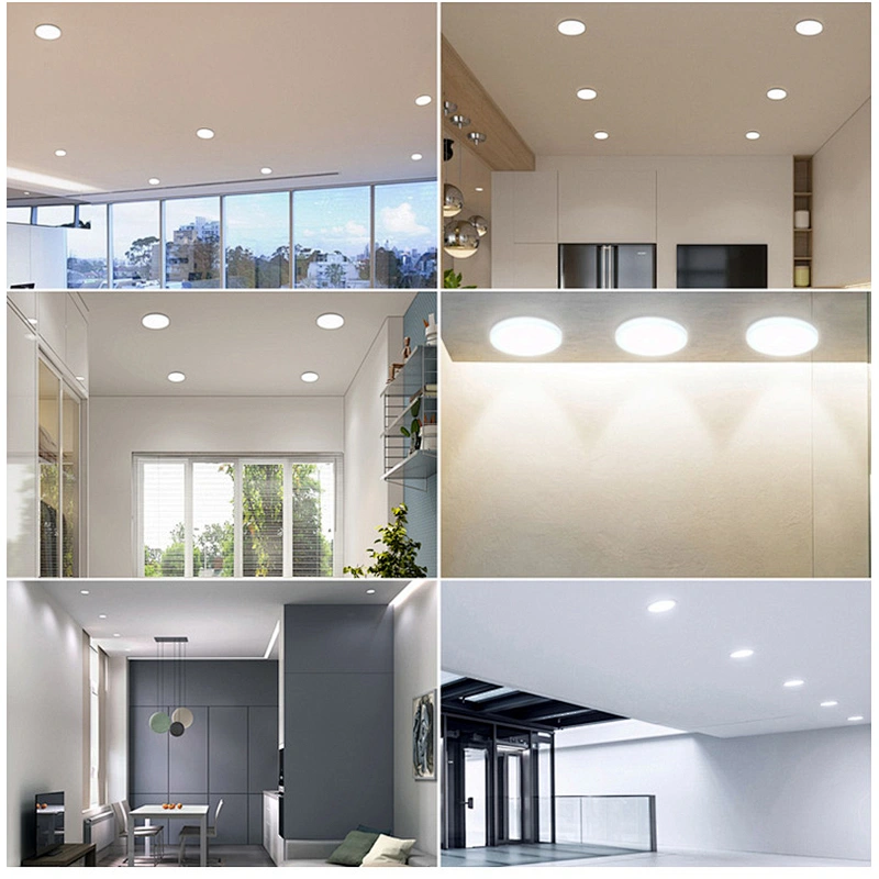 Conference room panel down light Round shape 12w 110v commercial lighting led LED Surface panellight