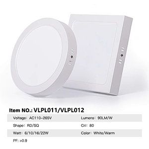 Conference room panel down light Round shape 12w 110v commercial lighting led LED Surface panellight