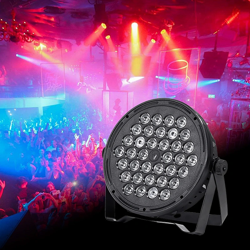 Full color rgb 4in1 led waterproof plastic par light 36 leds par stage lighting with remote controller