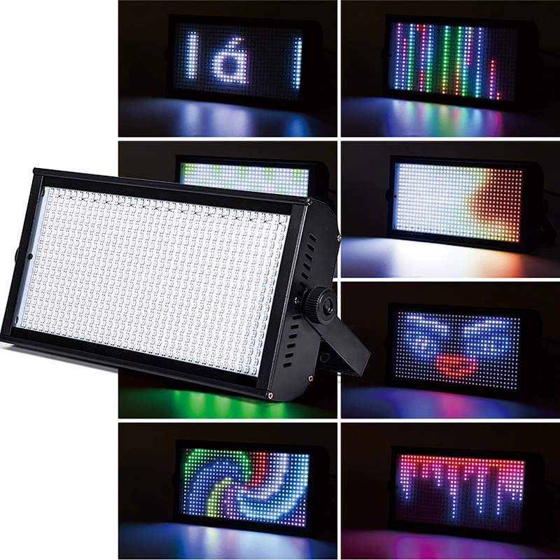 Factory price full color atomic rectangle led 1000 w dmx stage strobe light rgb for dj club party show