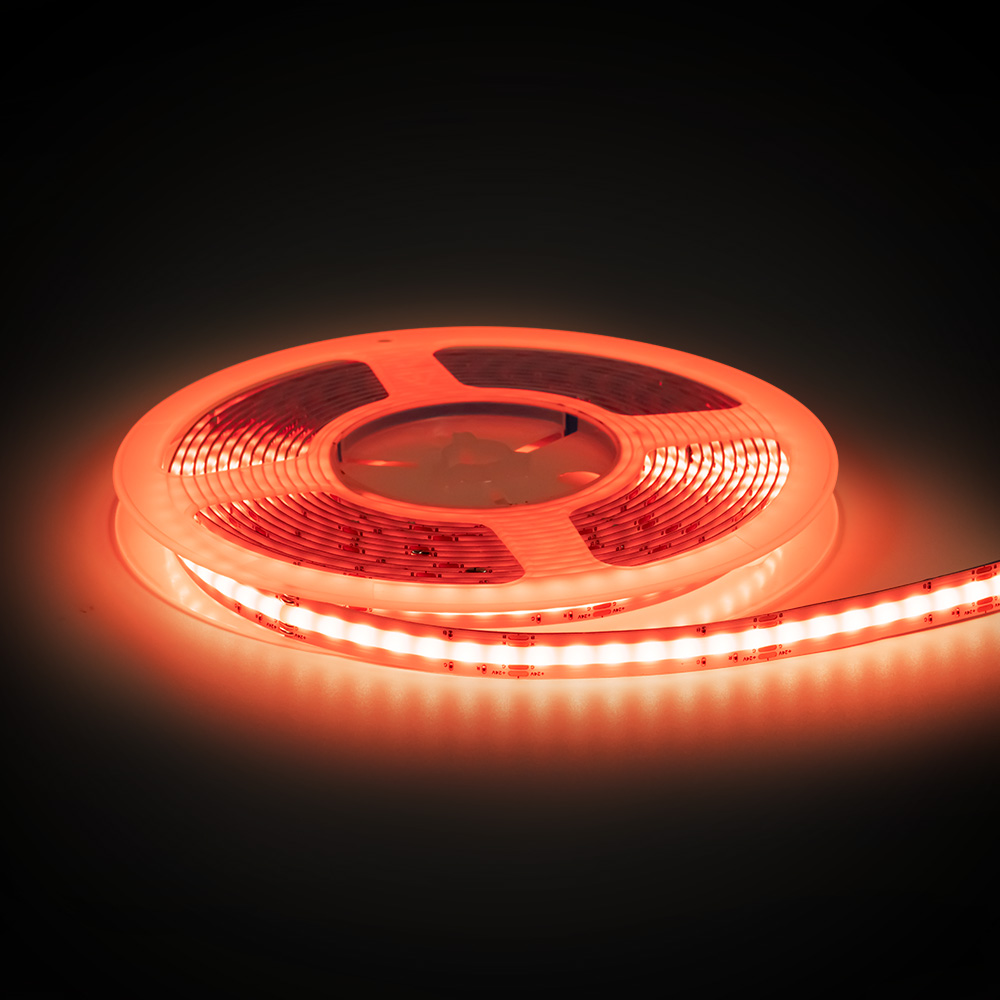 Smart wifi adjustable flexible cob led strips lights cct 3000k-6500k white 10m 30m foot well lighting strip