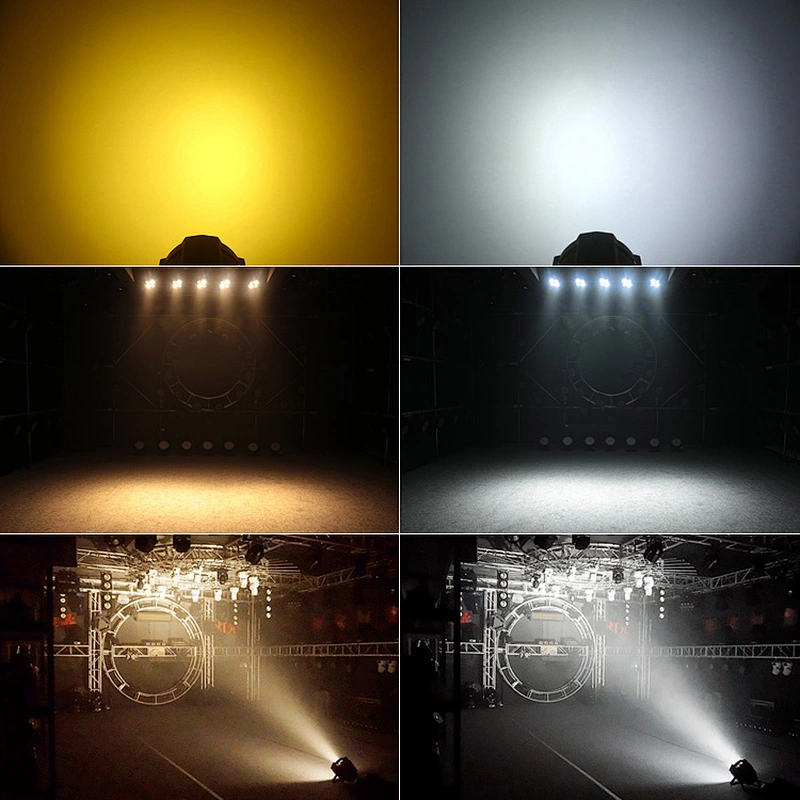 WOLINK 200w zoom theater 2in1 4 eyes cob par stage led lights for wedding and church