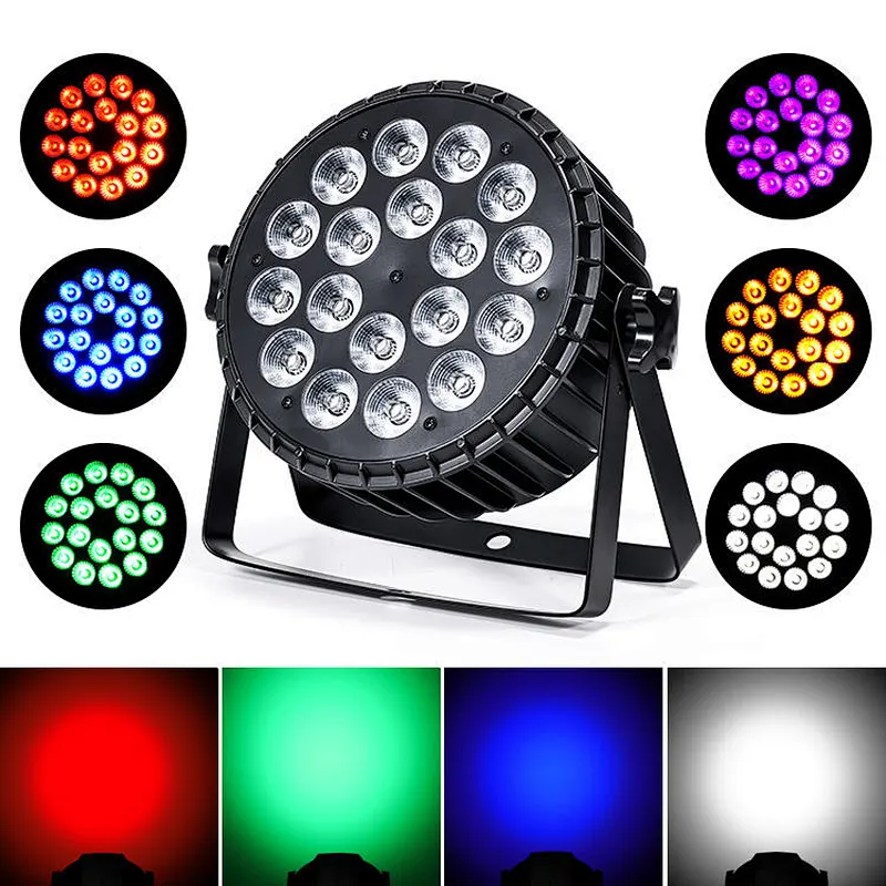 OEM Water proof RBGW 4 in 1 stage lamp 54*3w led waterproof 54 led par lights bar event dance floor pub