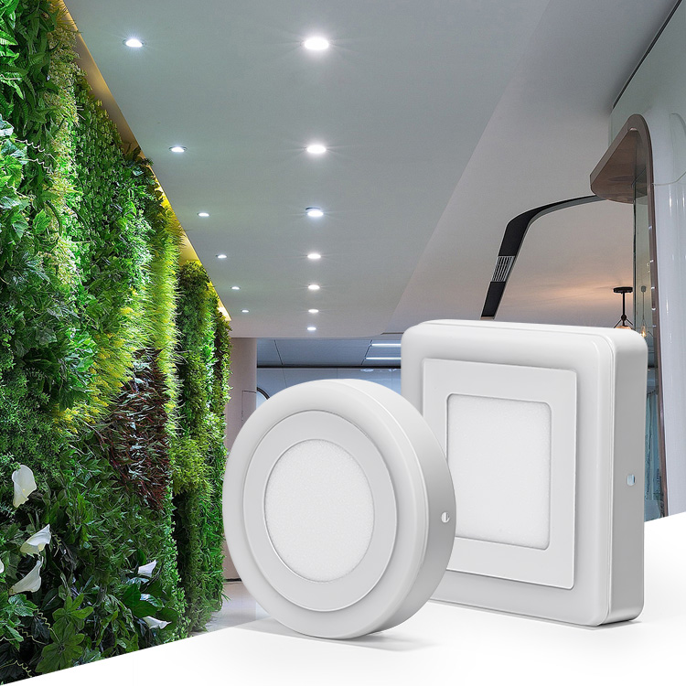 Energy Saving LED Surface ceiling edge Double Color RGB panel surface mounted led light for home