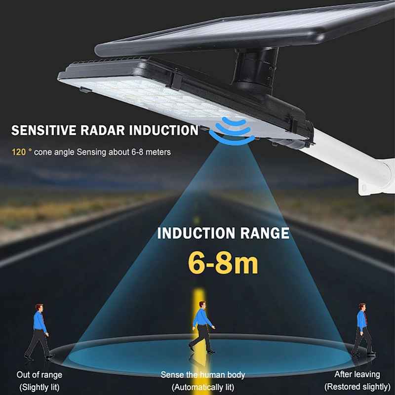 Hot sale outdoor IP65 Waterproof abs solar flood light 150w 100w split led solar street lamp with remote control