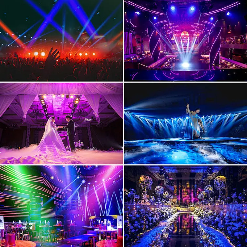 3w*9pcs Triangle 4 in 1 Moving Head Stage lamp RGBW Color 9 head spider laser moving light 9 eyes led