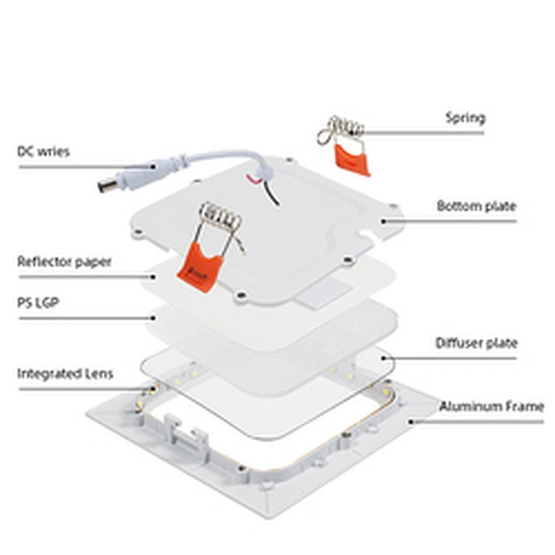Panellight 3 5 6 7 8 9 10 15 20 w watt ceiling LED panel light 18w
