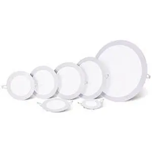 VORLANE Factory price high lumen illuminated 3 color recessed ceiling lighting slim led panel light