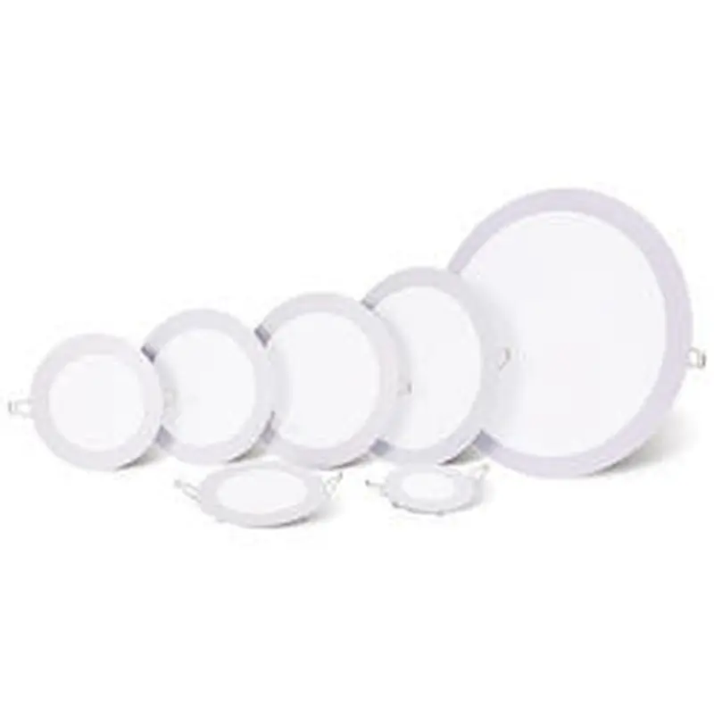 VORLANE Factory price high lumen illuminated 3 color recessed ceiling lighting slim led panel light