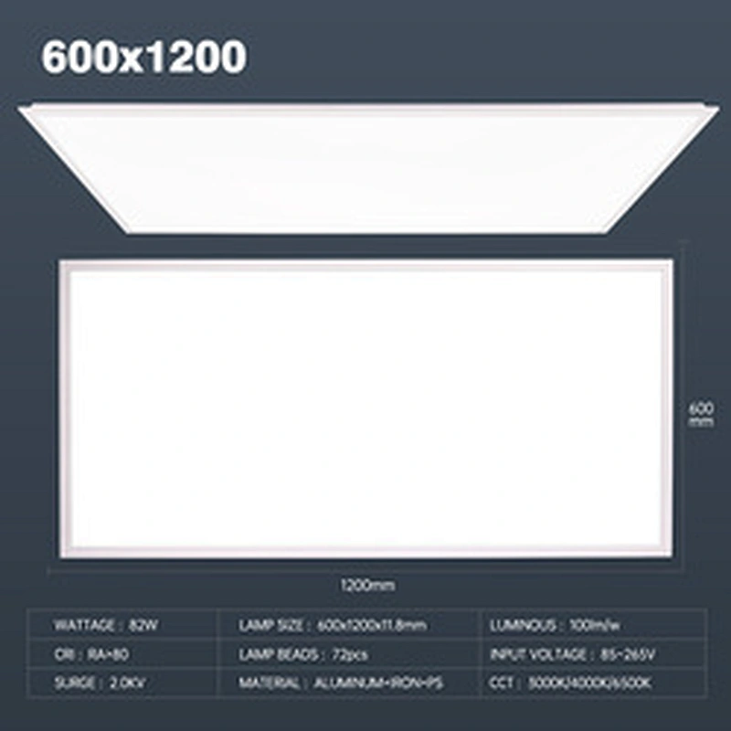 New 60x60x 600*600 600X1200 70W led panel light hotel office commercial panel light 48W 36W square flat led panel ceiling light