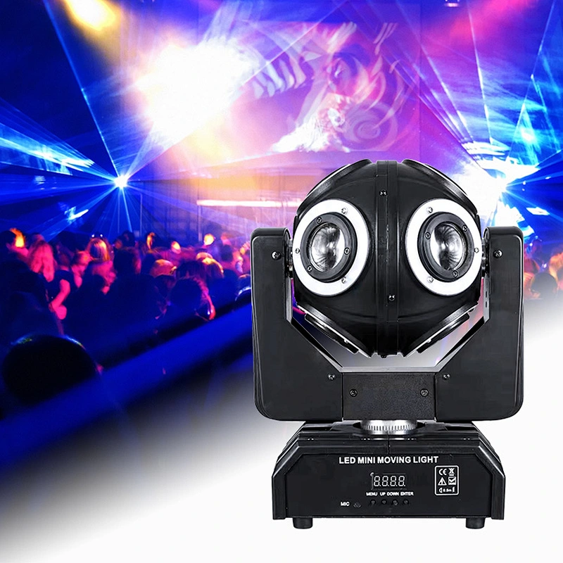 120w stage lamp RGBW Rolling Beam Rotation strobe laser Led Mini Moving Head laser Light for dj party