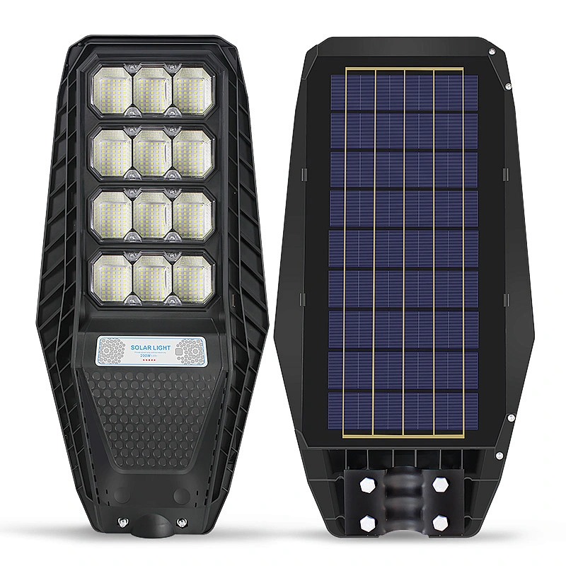 Long Life Outdoor Ip65 Waterproof 100w 200w 300w Integrated All In One Led Solar Street Lamp