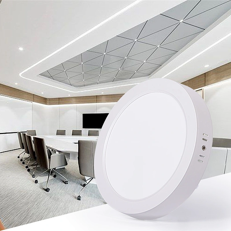 Conference room panel down light Round shape 12w 110v commercial lighting led LED Surface panellight