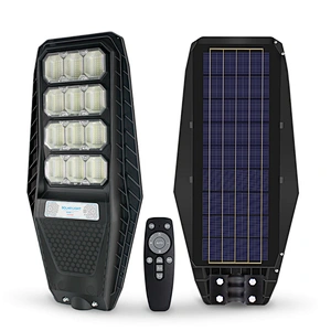 Long Life Outdoor Ip65 Waterproof 100w 200w 300w Integrated All In One Led Solar Street Lamp