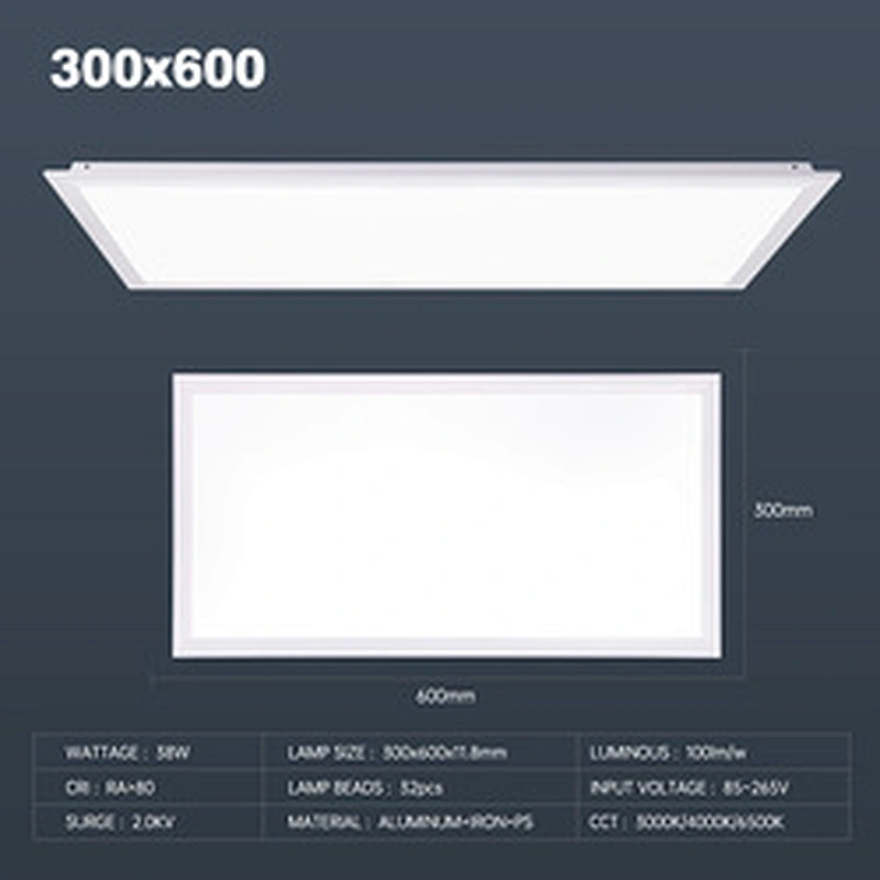 New 60x60x 600*600 600X1200 70W led panel light hotel office commercial panel light 48W 36W square flat led panel ceiling light