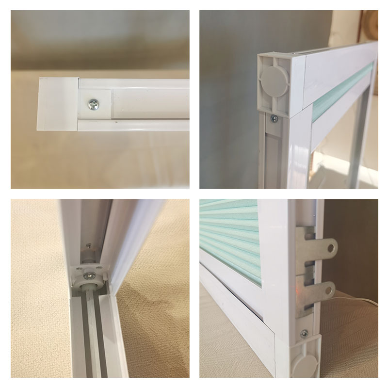 Four Sided Frame Motorized Honeycomb