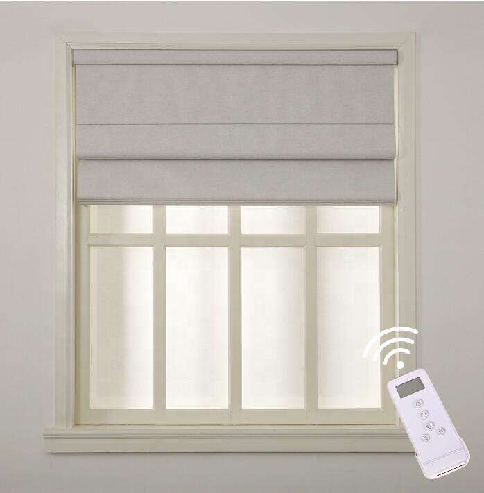 Electric Roman shade