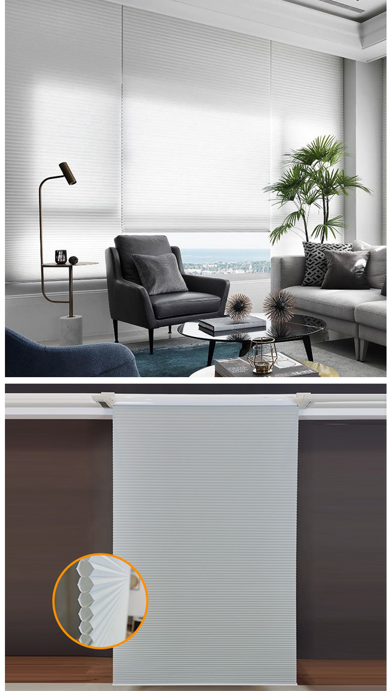 Motorized honeycomb shade