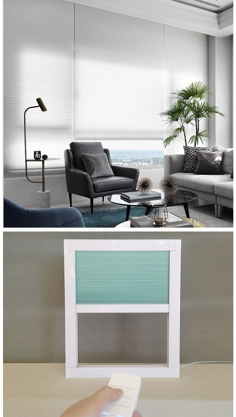 Electric honeycomb shade
