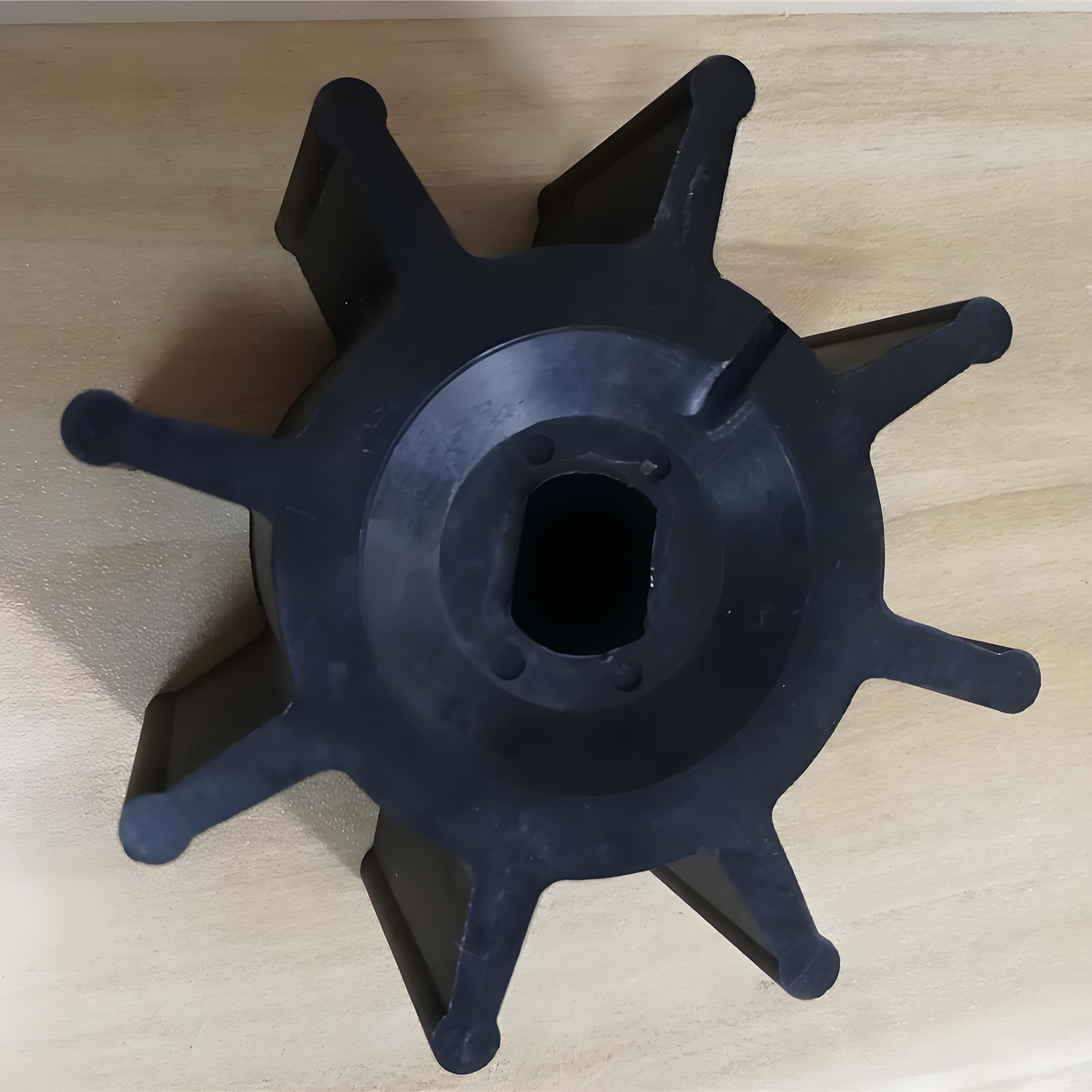 Cooling pump impeller for fishing boat engine