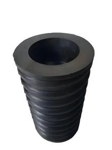 Rubber composite spring shock absorber