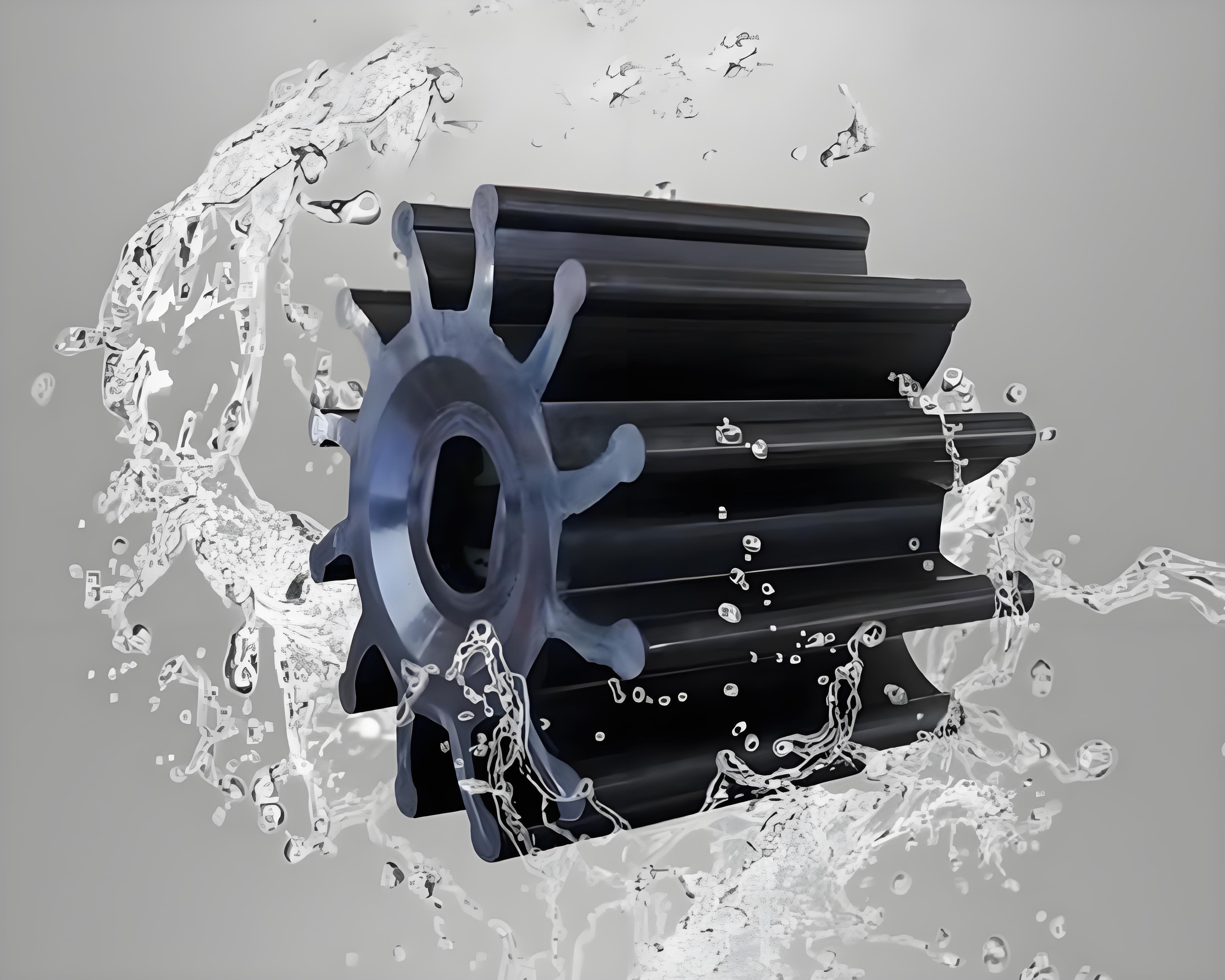 Self-priming pump impeller
