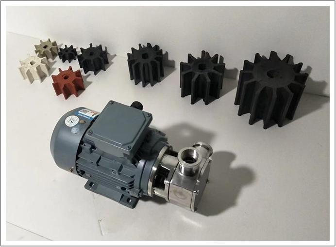 Marine pump flexible impeller