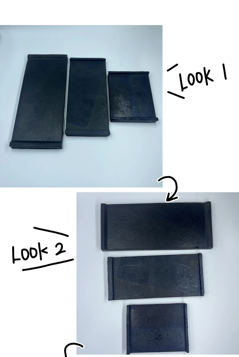 Track rubber pad