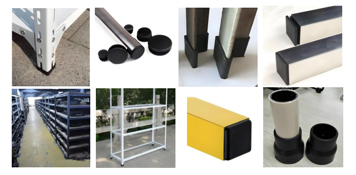 silicone rubber blanking end caps