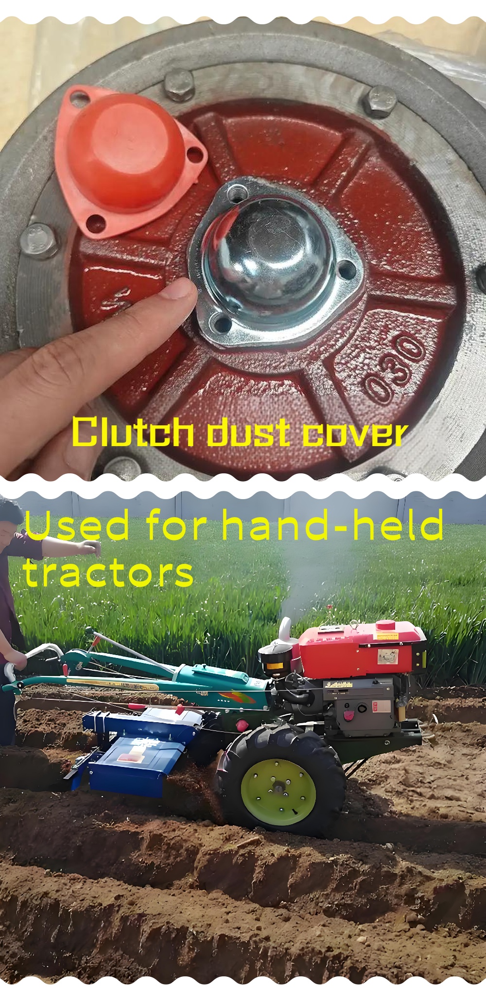 Splash-proof clutch cover