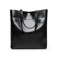 Fashion large leather tote bag women's handbag