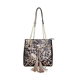 leopard print shoulder bags
