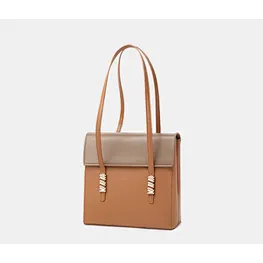Simple leather bag for ladies
