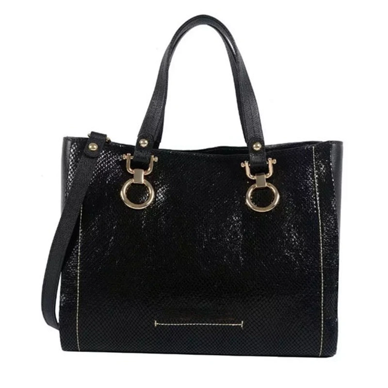 Elegance Stylish Snake Embossed Luxury Bag