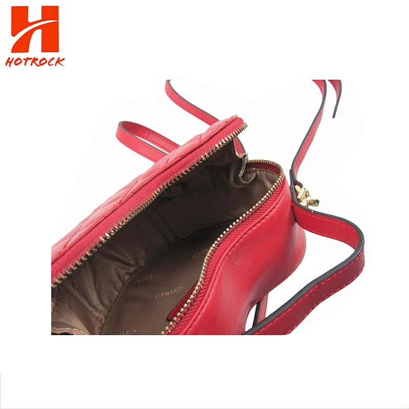 Red Fashion PU Handbags Heart Shape leather Ladies Crossbody bags