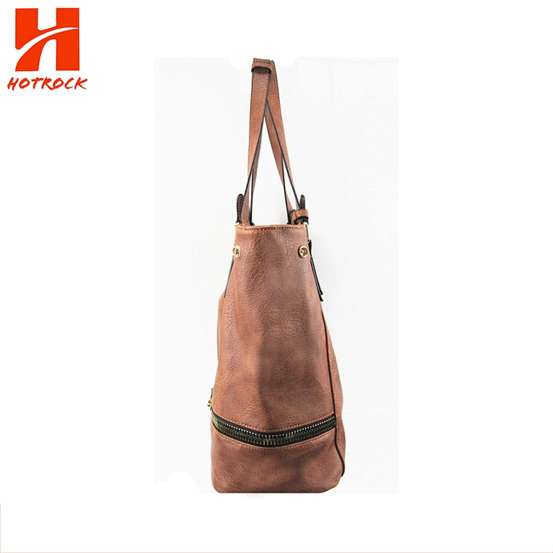 online shopping Modern Ladies Handbags Custom Logo PU leather Tote Bags for women