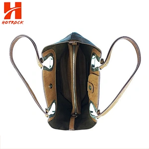 Customized PU Top Handle bags Faux Leather Tote Bags for Ladies