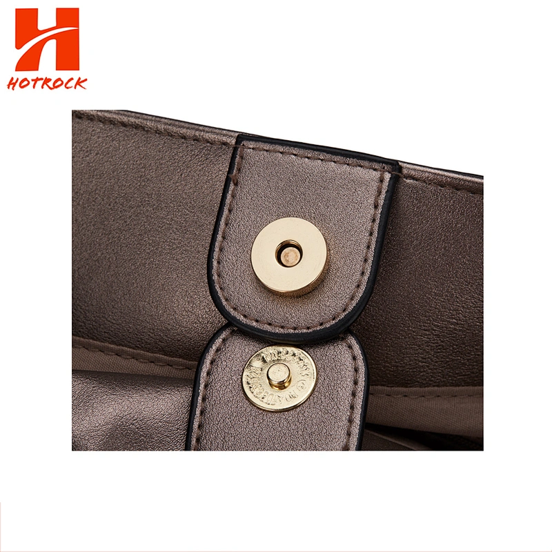 Grey Casual Women Handbags Serpentine Pu Leather Tote Bags